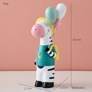 IuWF yHz̒u[u[gCƂ̑_ȉƂ̑ANZT[ItBXfXN킢i yHzAnimal Figurine Cartoon Zebra Storage Tray Home Decor Resin Statue Modern Home