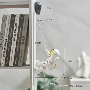 オブジェ 【Climber-C】家の装飾壁の装飾宇宙飛行士の樹脂モデル現代の赤ちゃんの部屋の装飾アクセサリー壁掛けの装飾子供の贈り物 【Climber-C】Home Decor Wall Decor Astronaut Resin Model Modern Baby Room D
