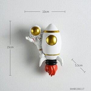IuWF yFsmBzƂ̑ǂ̑Fsm̎f̐Ԃ̑̕ANZT[Ǌ|q̑蕨 yAstronaut-BzHome Decor Wall Decor Astronaut Resin Model Modern Baby 