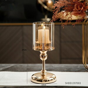 IuWF y27cmzKXLhz_[LhpkC䌋̃Z^[s[X_CjOe[uANZT[ yA-height 27cmzGlass Candle Holders Luxury Home Decor 