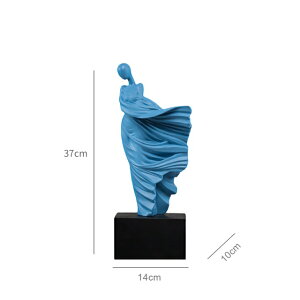 IuWF y_z_kƂ̑ی|pfiԑItBXANZT[ yGoddess-BluezGoddess Statue Nordic Home Decoration Abstract Art Sculpture Resin Model Ornaments Living Room Dec