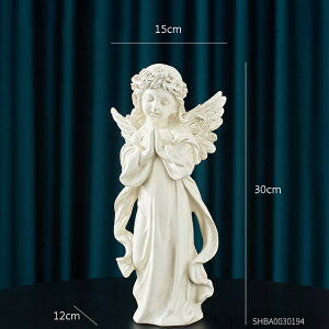�I�u�W�F �y�V�g�̋F��A1�z�V�g�����W���t�B�M���A�Ƃ̑������r���O���[���̑����f�X�N�g�b�v�A�N�Z�T���[�A�E�g�h�A�A�[�g���w���f�������i�M�t�g �yAngel-praying A1�zAngel Statue Resin Figurines 