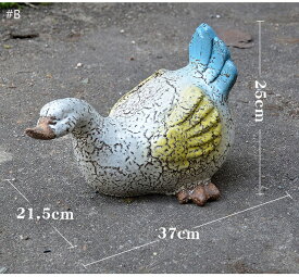 ガーデニング 【B】ヴィンテージ白陶器粘土ダック彫像レトロヘビーデューティーガーデン彫刻装飾アウトドアアニマルギフトアイデア家族向け 【B】Vintage White Pottery Clay Duck Statues Retro Heavy Duty Garden Sculptures Decoration Outdoor Animal Gift Idea For Fami