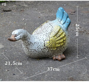 K[fjO yBzBe[WSy_bNgwr[f[eB[K[fAEghAAj}MtgACfAƑ yBzVintage White Pottery Clay Duck Statues Retro Heavy Du