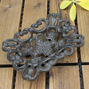 K[fjO yBe[Wzԕ̃Be[W`S\[vz_[t@[nEXANZgz[K[f㑕M yvintagezVintage Rectangle Cast Iron Soap Holder With Holl