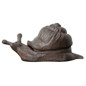 K[fjO 킢AeB[NfpȒSJ^cWG[[g{bNX Cute Handmade Antique Rustic Cast Iron Snail Jewelry Storage Trinket Box