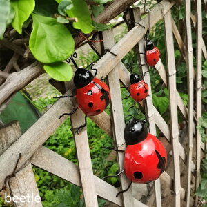 K[fjO yJugVz艩ԍSIJugV4_Zbgz[K[f̑̒uTCY ybeetlezHandmade Yellow Red Black Iron Bee Beetle Set Of 4 Pieces Home Garden Decor Hanging Anim