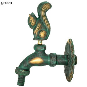 K[fjO yO[zgO[X^JǐJg[ANZgz[K[fuXg[gXpCN[֌ ygreenzRetro Green Squirrel Brass Wall Water Faucet Country A