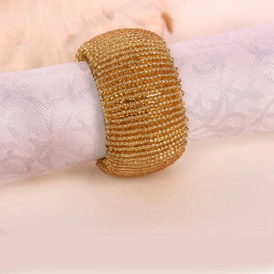 K[fjO D̃VpJ[r[YŃGKgȋbLC[hT[NivLO6Zbgz[㑕s[X Elegant Gold Plating With Hand Woven Champagne Color Beads Wired Ci