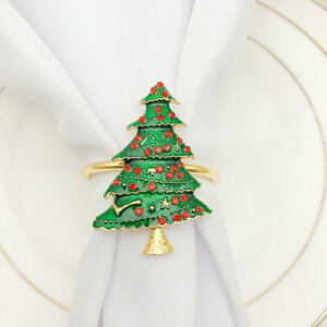 K[fjO S[hO[NX}Xc[ivLOƐԂCXg[WGz[㑕^NX}Xc[ivLT[NZbg Gold Green Christmas Tree Alloy 