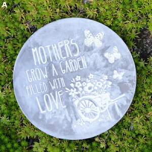 K[fjO yAzꂳƈꏏɃBe[WEhZgK[fy_ɖĂ̓n[gTCI̍ił yAzVintage Round Cement Garden Pedal With Mothers G