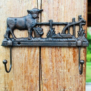 K[fjO yAeB[NzJECt@[򒒓SǑtbN2nK[t[sABe[Wz[K[fǑwr[^tbN yantiquezCow In Farm Cattle Fence Cast Iro
