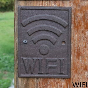 K[fjO yWIFIzBe[WS`jWIFI։ǑŔv[NJg[TChANZgfpȑi yWIFIzVintage Cast Iron Rectangle Women Man WIFI No Smoking Wall Decor Sig