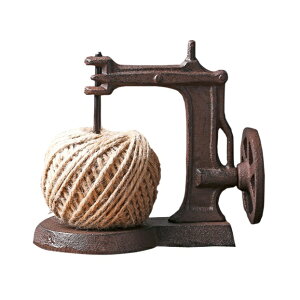 K[fjO y~VzAeB[NfpȎdオz[㑕S~Vꃍ[l`f ysewing machinezAntique Rustic Finish Handmade Home Tabletop Decor Cast Iron Sewing Machine With Hemp R