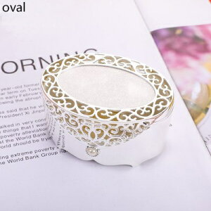 K[fjO yȉ~`zEFfBOANZgVo[^WG[g{bNXn[gI[o``󑕏WƃzCgABSp[ۊ׍H yovalzWedding Accents Silver Metal Jewel