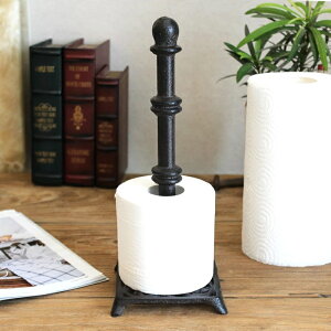 K[fjO `̒ꕔx[XƒSz[e[u[ivL[bNtBe[WubNS^Iy[p[z_[ Vintage Black Cast Iron Towel Paper Holder With Square Holl