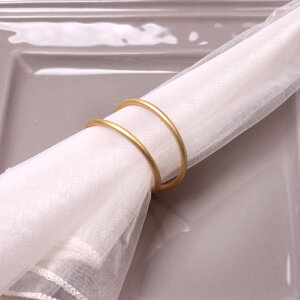 K[fjO _uT[NXeXX`[ivLO12Zbg}bgS[hbL^ivLT[Nz[Z^[s[X Double Circled Stainless Steel Napkin Rings Set Of 12 
