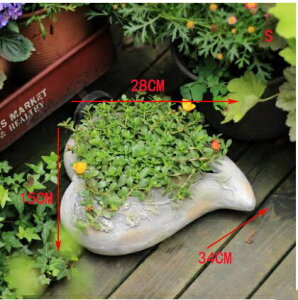 K[fjO ystyle1-SzpXgK[fn[g^AؔW[V[ȔAZgiOuBƋ ystyle1-SzPastoral Garden Heart Shaped Flower Pots Succulents Potted Cement Ornamen