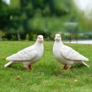 K[fjO ystyle1zAEghAK[fV~[VH|땗iʑuA[g ystyle1zOutdoor Garden Simulation Birds Ornamnets Resin White Dove Sculpture Crafts Courtyard Lan