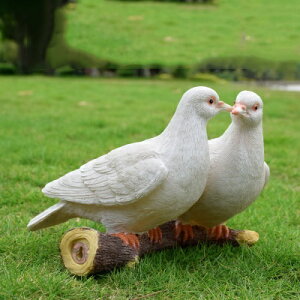 K[fjO ystyle2zAEghAK[fV~[VH|땗iʑuA[g ystyle2zOutdoor Garden Simulation Birds Ornamnets Resin White Dove Sculpture Crafts Courtyard Lan