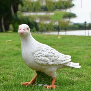K[fjO ystyle4zAEghAK[fV~[VH|땗iʑuA[g ystyle4zOutdoor Garden Simulation Birds Ornamnets Resin White Dove Sculpture Crafts Courtyard Lan