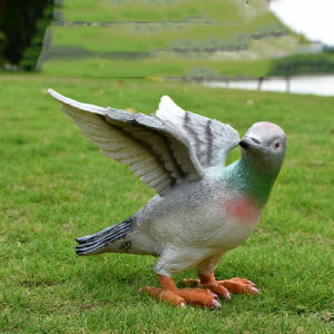 K[fjO ystyle7zAEghAK[fV~[VH|땗iʑuA[g ystyle7zOutdoor Garden Simulation Birds Ornamnets Resin White Dove Sculpture Crafts Courtyard Lan