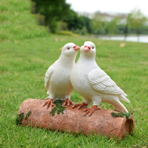 K[fjO ystyle9zAEghAK[fV~[VH|땗iʑuA[g ystyle9zOutdoor Garden Simulation Birds Ornamnets Resin White Dove Sculpture Crafts Courtyard Lan