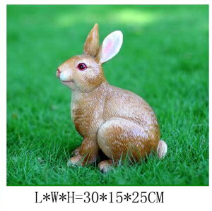K[fjO ystyle4-GrayzAEghAK[fV~[VETMctuH|Őiϑ ystyle4-GrayzOutdoor Garden Simulation Animal Sculpture Resin White Rabbit Ornaments Kind