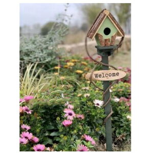 K[fjO ystyle3zPastoralBirdHouse Welcome Brand Rattan Nursery ؐiŐuH|iOB ystyle3zPastoral Bird House Welcome Brand Rattan Nursery wooden Ornaments Courtyard Park Lawn Figurines 
