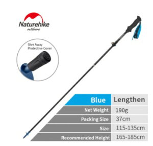gbLO|[ J[{ ܂肽 y oR XgbN oRpi nCLO highking AEghA naturehike܂肽ݎgbLO|[ u[/Blue-115-135cm [ Ai]