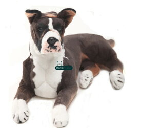 特大 犬 ぬいぐるみ 大きい アニマル 動物 クッション ボクサー犬/約80cm [送料無料 輸入品] リアル ぬいぐるみ トリックギフト インテリア 雑貨 装飾