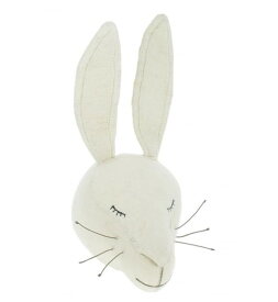 ぬいぐるみ 動物 アニマル 人形 ドール お人形 壁掛け フック 飾り物 飾り 壁付け 飾り付け 壁面 装飾 白 ホワイト モノクロ フェルト [送料無料 輸入品] うさぎ ウサギ 可愛い 愛らしい 出産祝い プレゼント ギフト アート オブジェ 贈り物 輸入雑貨 インテリア雑貨