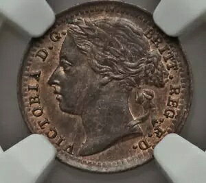 1885 1/3 �t�@�[�V���O �r�N�g���A �}�C�i�[ �R�C�� �C�M���X MS62 RB NGC ������