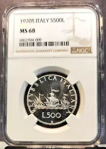 1970 C^A Vo[ 500  S500L RoXVbvX NGC MS 68 A gbv |bv