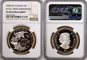 2008 NGC PF69 Eg JI Ji_ $1 h R.C.M. 100N