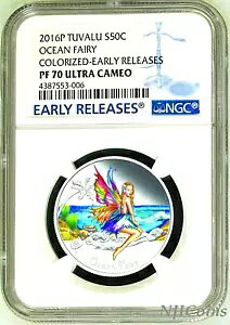 2016 �c�o�� �I�[�V���� �t�F�A���[ �V���o�[ �v���[�t NGC PF 70 1/2�I���X �n�[�t�_���[ �R�C�� ER �J���[