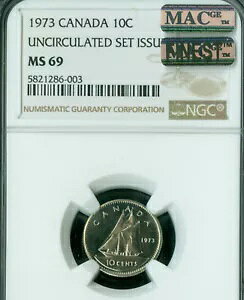 1973 Ji_ 10 Zg NGC MS69 PQ MAC ōO[h MAC X|bgXB