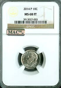 2014 �v���[�Y�x���g �_�C�� NGC MS68 PQ MAC �ō����O���[�h ���[ �|�b�v MAC �X�|�b�g���X�B