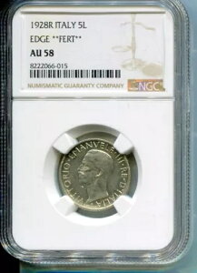C^A 1928R 5 GbW **tFg** NGC AU58 KM67.2 