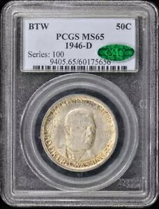 1946-D PCGS MS65 CAC 2,034  PCGS  NGC ̂킸 59 |bvIVo[ 50c BTW h