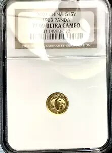 2007 �`���C�i �S�[���h �p���_ (1983) 15 �� 1/25 �I���X .999 �t�@�C�� �S�[���h NGC PF69 �E���g�� �J���I