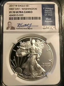 2017-W �V���o�[ �C�[�O�� NGC PF70 UCAM �������V���g�� ���b�g �W�F�v�\���ƌ_��