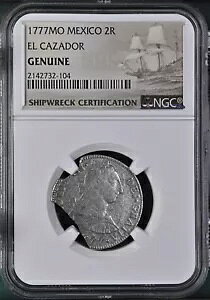 1777 G JUhjD 2 Reales NGC {̃LVR Mo FF