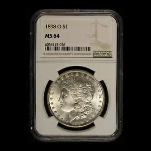 1898-O $1 ���[�K�� �V���o�[ �_���[ NGC MS64 - �������� �č�