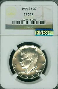 1969 S KENNEDY HALF NGC PF69.5 STAR * MAC ō & X|bgX *