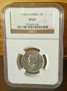 1952 ��A�t���J �v���[�t �V���o�[ 1 �V�����O 1S NGC PF67 �� 15,500 �X�^�j���̂�