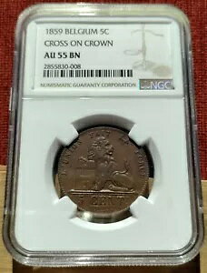 xM[ 1859 5 T^C NXINE NGC AU-55BN 1/1 Near TOP POP