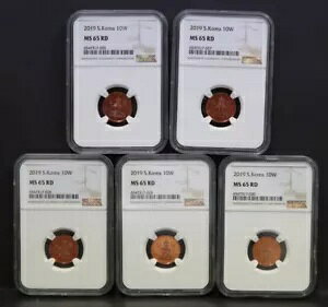 ؍ 2019 10Won 5 RC NGC 65 Zbg - ׂĂ 5 RC NGC O[h