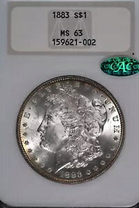 1883 [K MS _[ NGC MS63 CAC GEN 4 FATTY I[h t@bg z_[