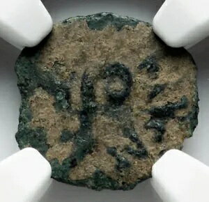 NGC F FINE �|���e�B�E�X �s���g ���_�� �{���̃C�G�X �����R�C�� 26-36 AD AE Prutah